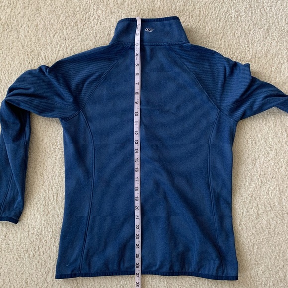 Vineyard Vines Asymmetrical Fleece Jacket Medium - Picture 6 of 7